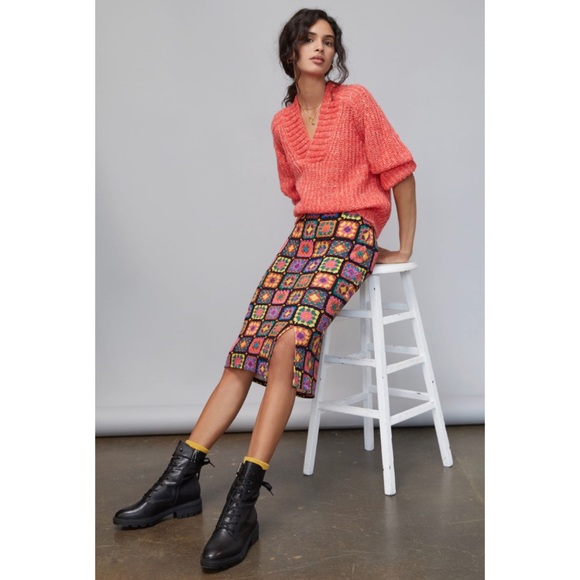 FARM Rio Kaylee Knit Midi Skirt - Picture 3 of 12